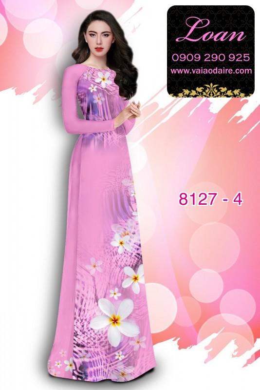 Vải áo dài hoa Sứ