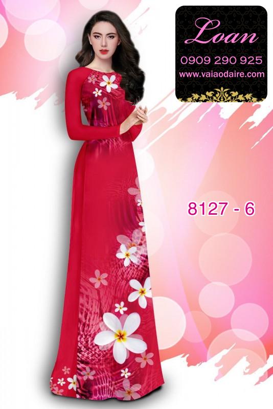 Vải áo dài hoa Sứ