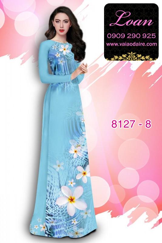 Vải áo dài hoa Sứ