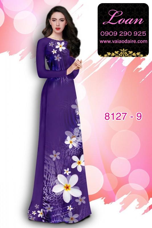 Vải áo dài hoa Sứ