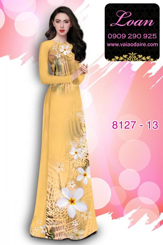 Vải áo dài hoa Sứ