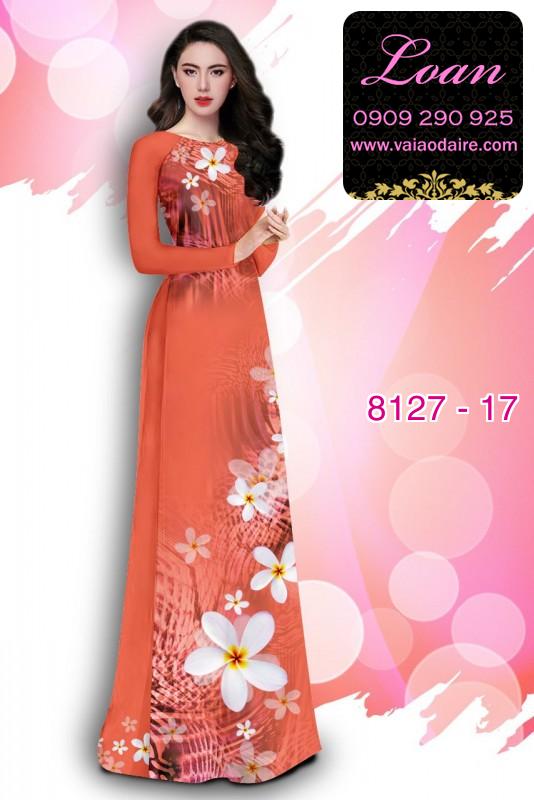 Vải áo dài hoa Sứ