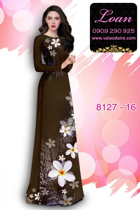 Vải áo dài hoa Sứ
