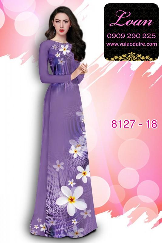 Vải áo dài hoa Sứ
