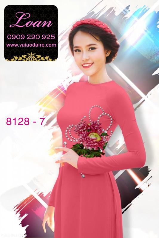 Vải áo dài hoa eo