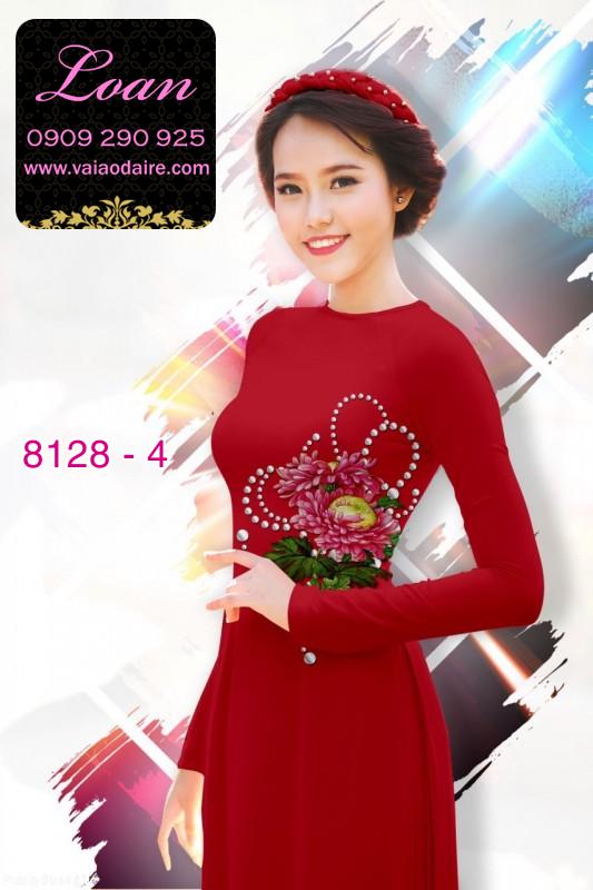 Vải áo dài hoa eo