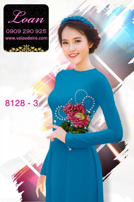Vải áo dài hoa eo
