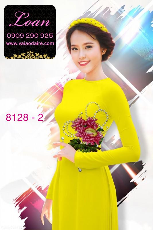 Vải áo dài hoa eo