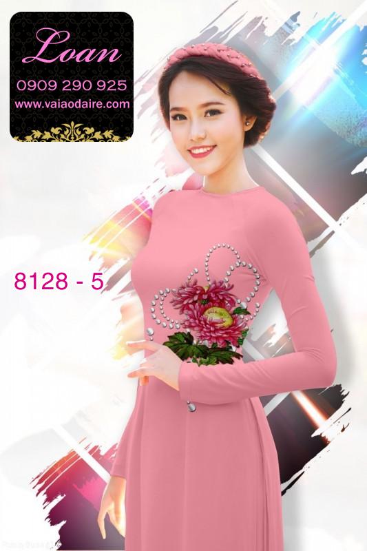 Vải áo dài hoa eo