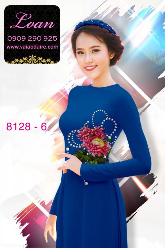 Vải áo dài hoa eo