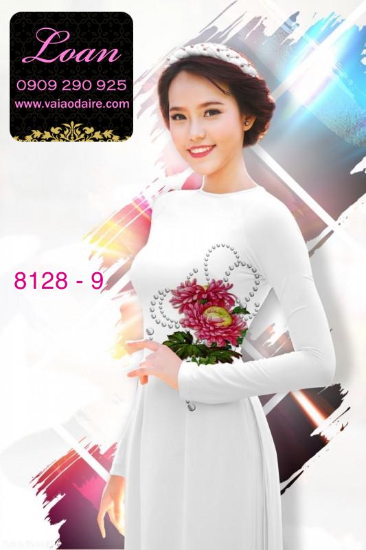 Vải áo dài hoa eo
