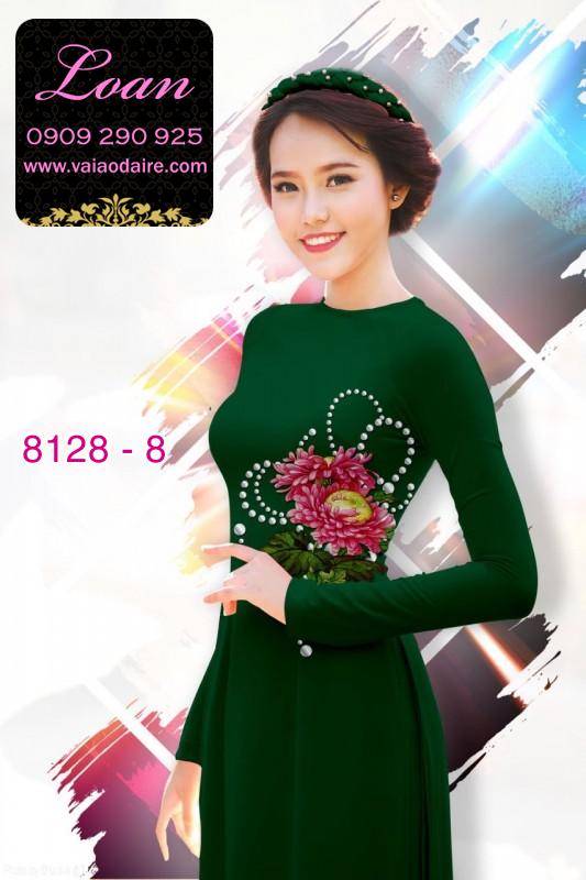 Vải áo dài hoa eo