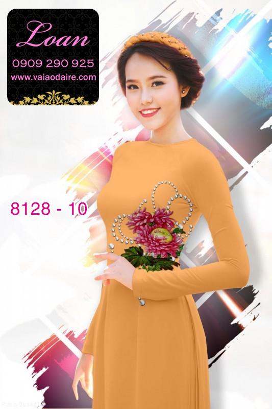 Vải áo dài hoa eo