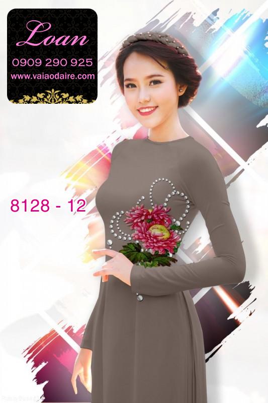 Vải áo dài hoa eo
