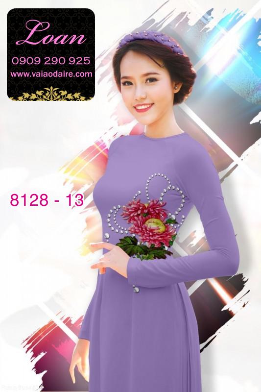 Vải áo dài hoa eo