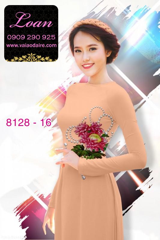 Vải áo dài hoa eo