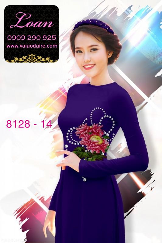 Vải áo dài hoa eo
