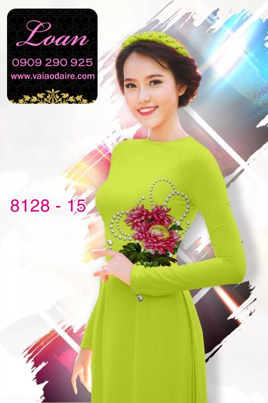 Vải áo dài hoa eo