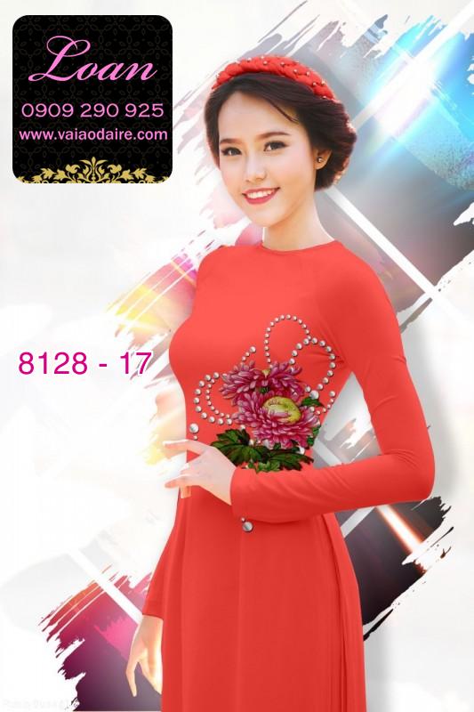 Vải áo dài hoa eo