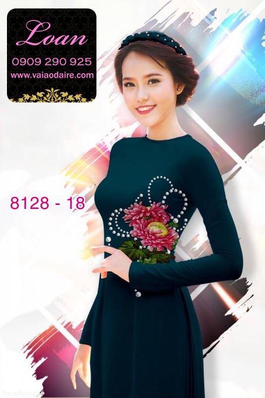 Vải áo dài hoa eo