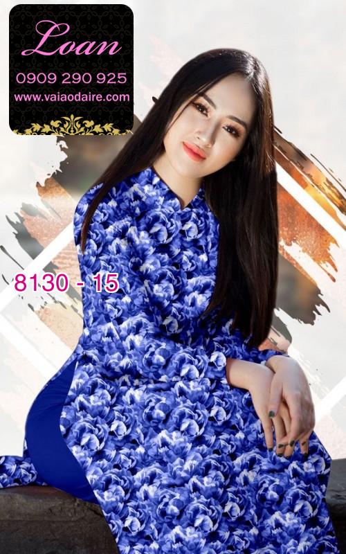 Vải áo dài hoa nhí