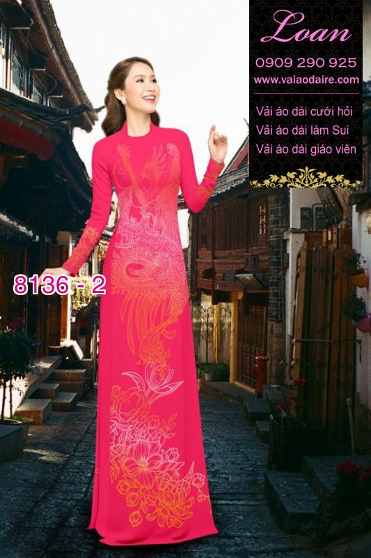 Vải áo dài Rồng Phượng