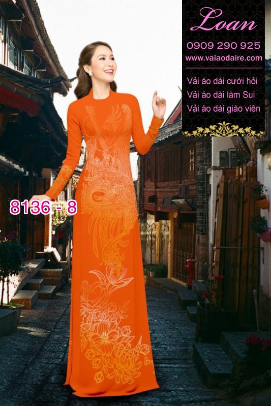 Vải áo dài Rồng Phượng