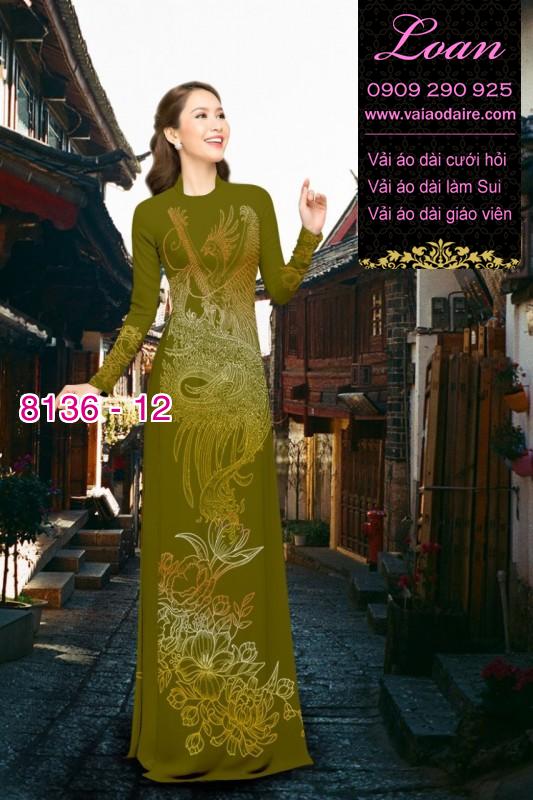 Vải áo dài Rồng Phượng