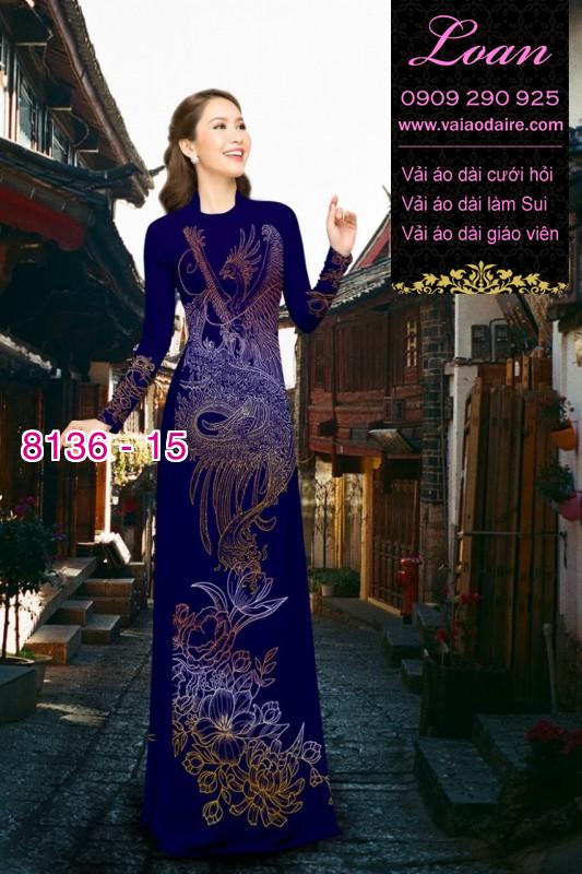 Vải áo dài Rồng Phượng