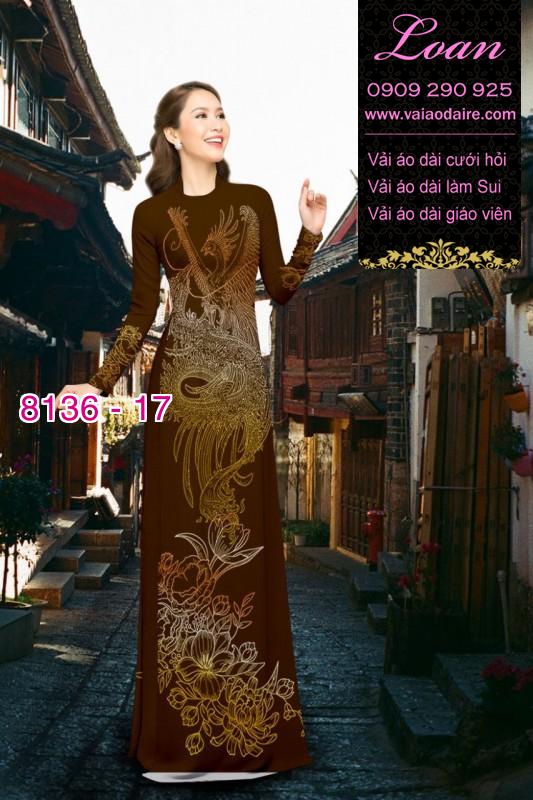 Vải áo dài Rồng Phượng