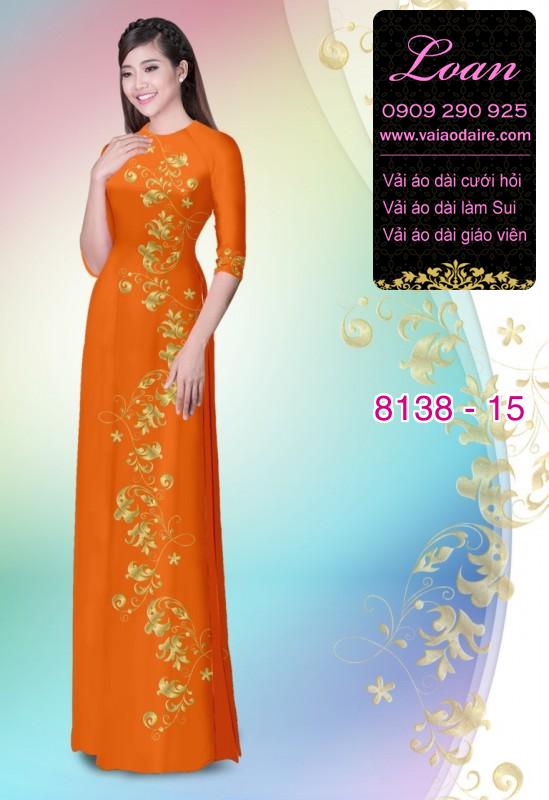 Vải áo dài hoa dây