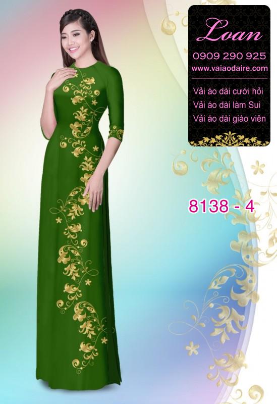 Vải áo dài hoa dây