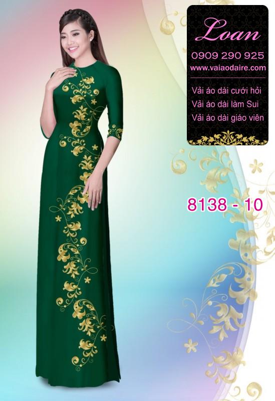 Vải áo dài hoa dây
