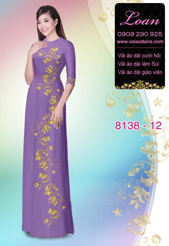 Vải áo dài hoa dây