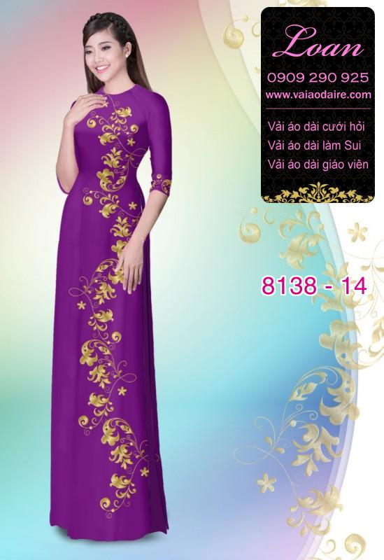 Vải áo dài hoa dây