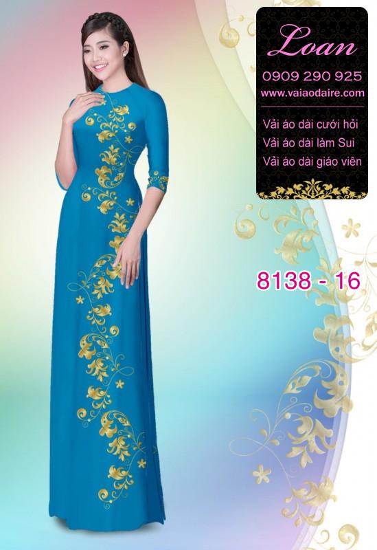 Vải áo dài hoa dây