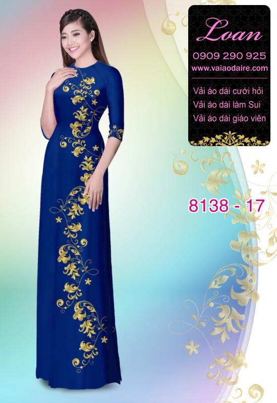 Vải áo dài hoa dây