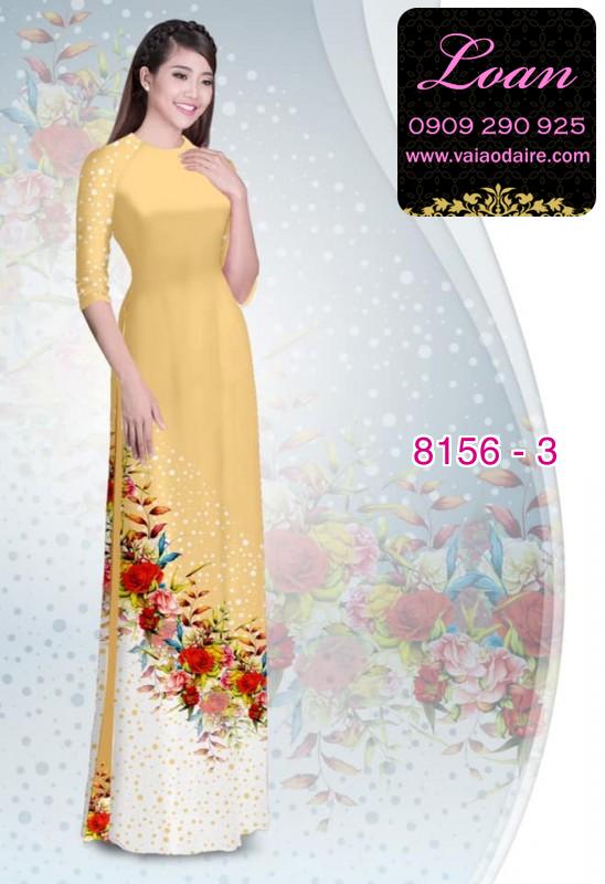 Vải áo dài hoa dây Vải áo dài hoa dây