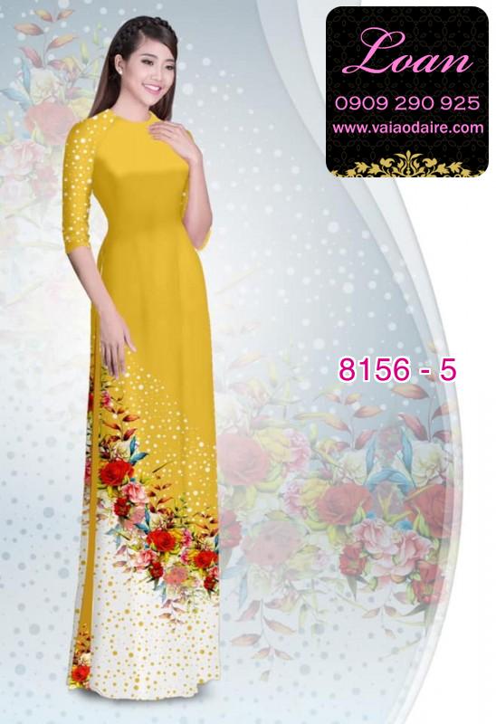 Vải áo dài hoa dây Vải áo dài hoa dây