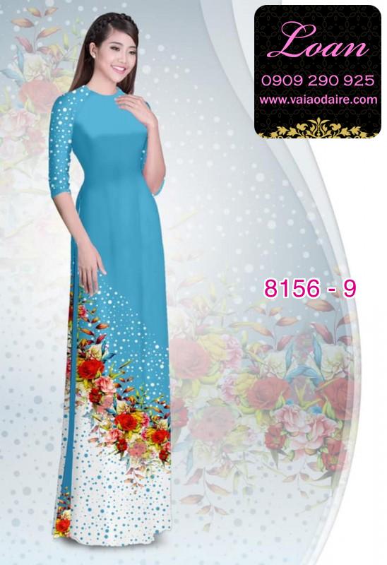 Vải áo dài hoa dây Vải áo dài hoa dây