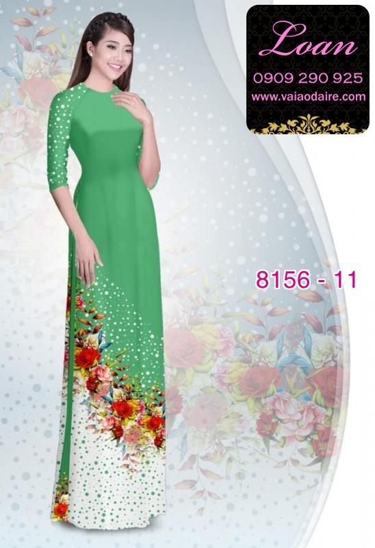 Vải áo dài hoa dây Vải áo dài hoa dây