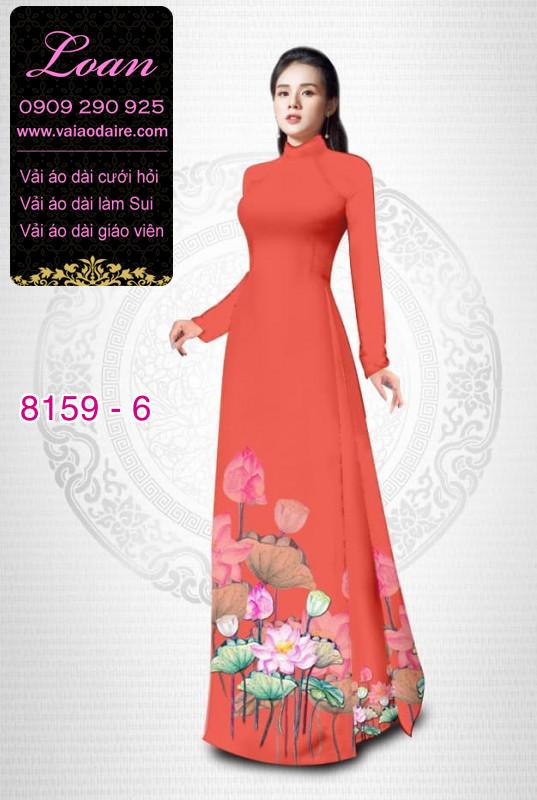 Vải áo dài hoa Sen
