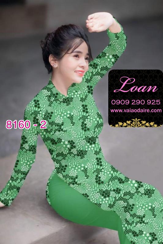 Vải áo dài hoa nhí