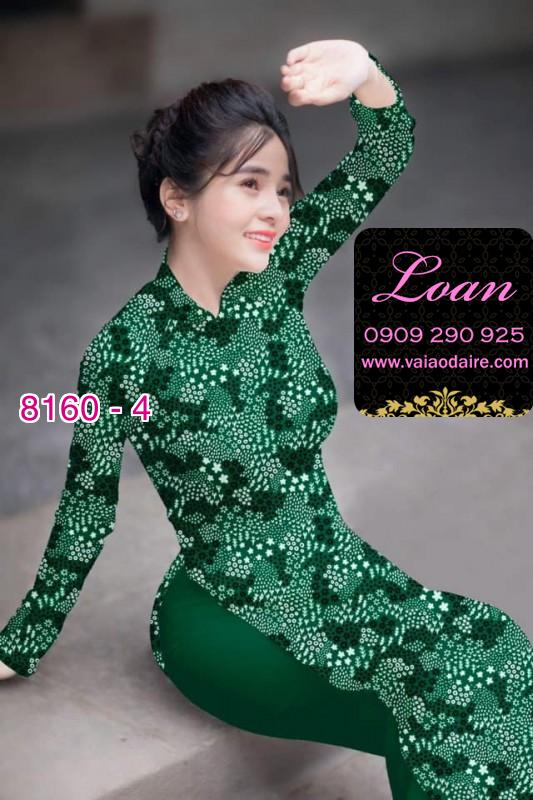 Vải áo dài hoa nhí