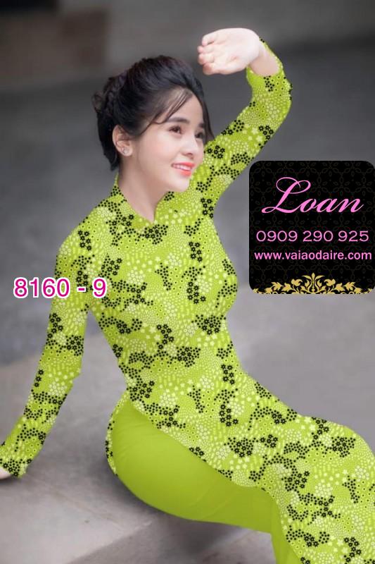 Vải áo dài hoa nhí