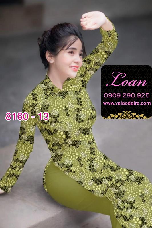 Vải áo dài hoa nhí