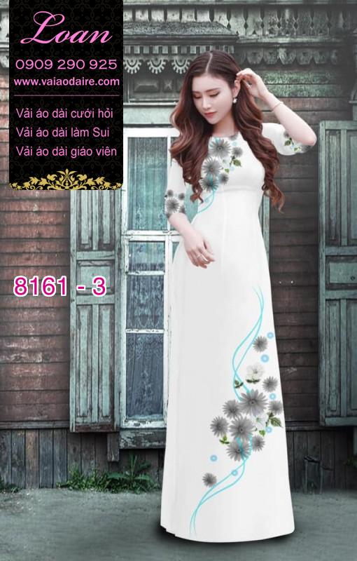 Vải áo dài hoa nhí