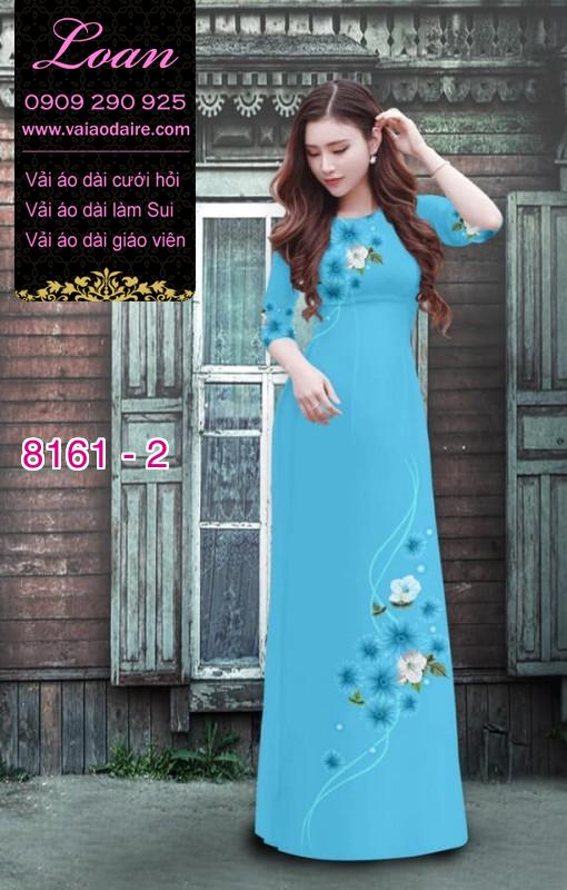 Vải áo dài hoa nhí