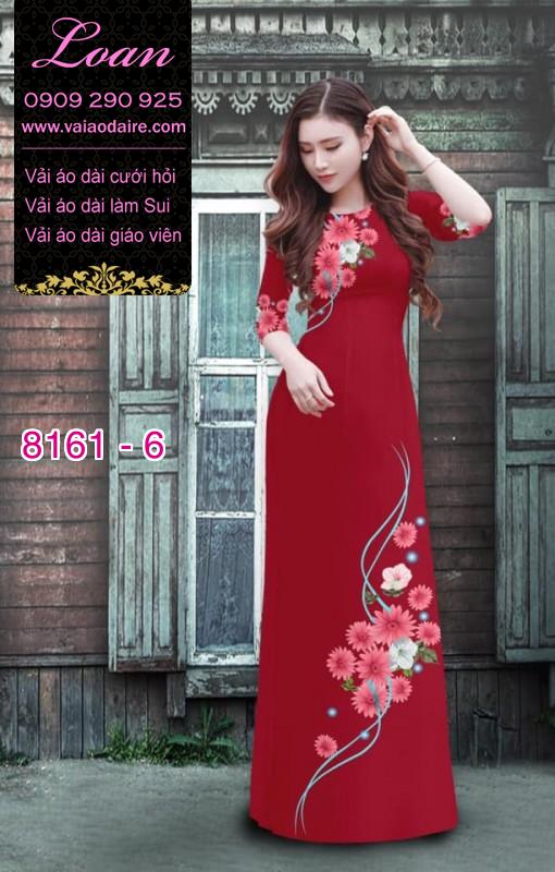 Vải áo dài hoa nhí