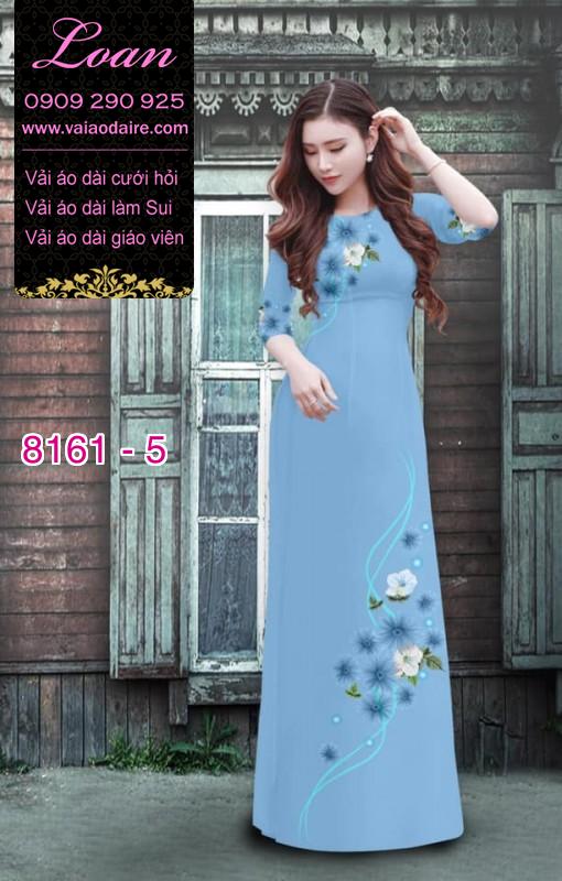 Vải áo dài hoa nhí